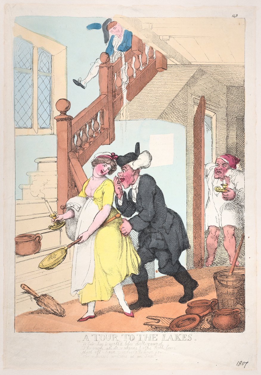 Kiertue järville, lokakuu 1807, lokakuu 1807. tekijältä Thomas Rowlandson