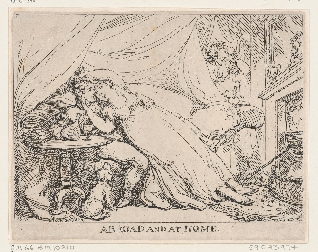 Ulkomailla ja kotona, 28. helmikuuta 1807, 28. helmikuuta 1807. tekijältä Thomas Rowlandson