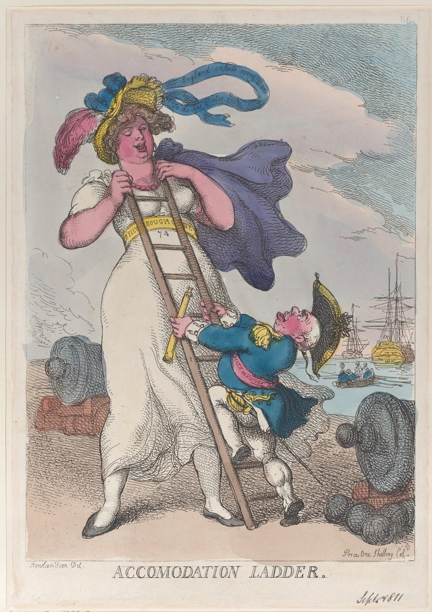 Accommodation Ladder, 1. syyskuuta 1811, 1. syyskuuta 1811. tekijältä Thomas Rowlandson