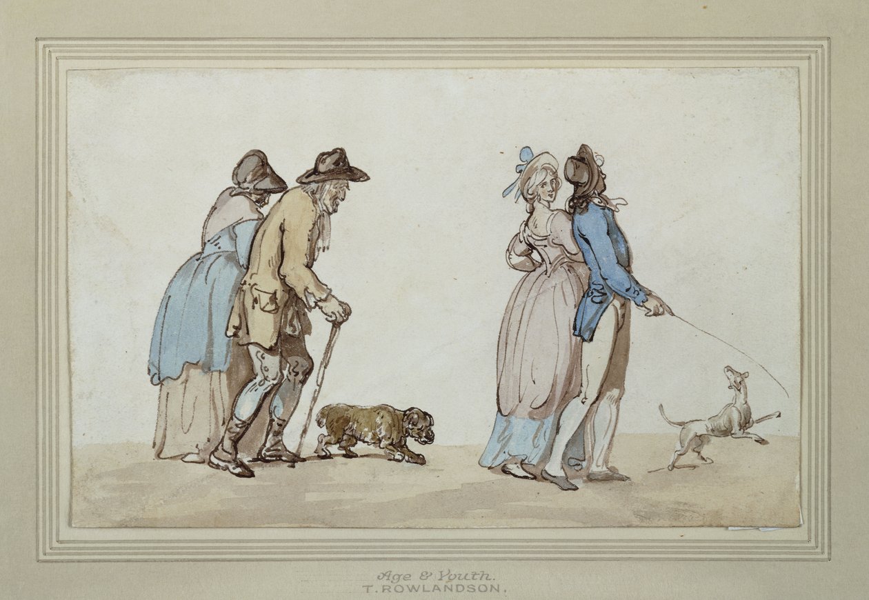 Ikä ja nuoruus, tekijältä Thomas Rowlandson