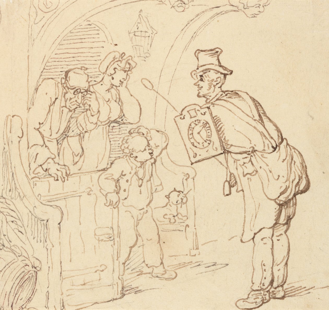 Albumin piirustus tekijältä Thomas Rowlandson