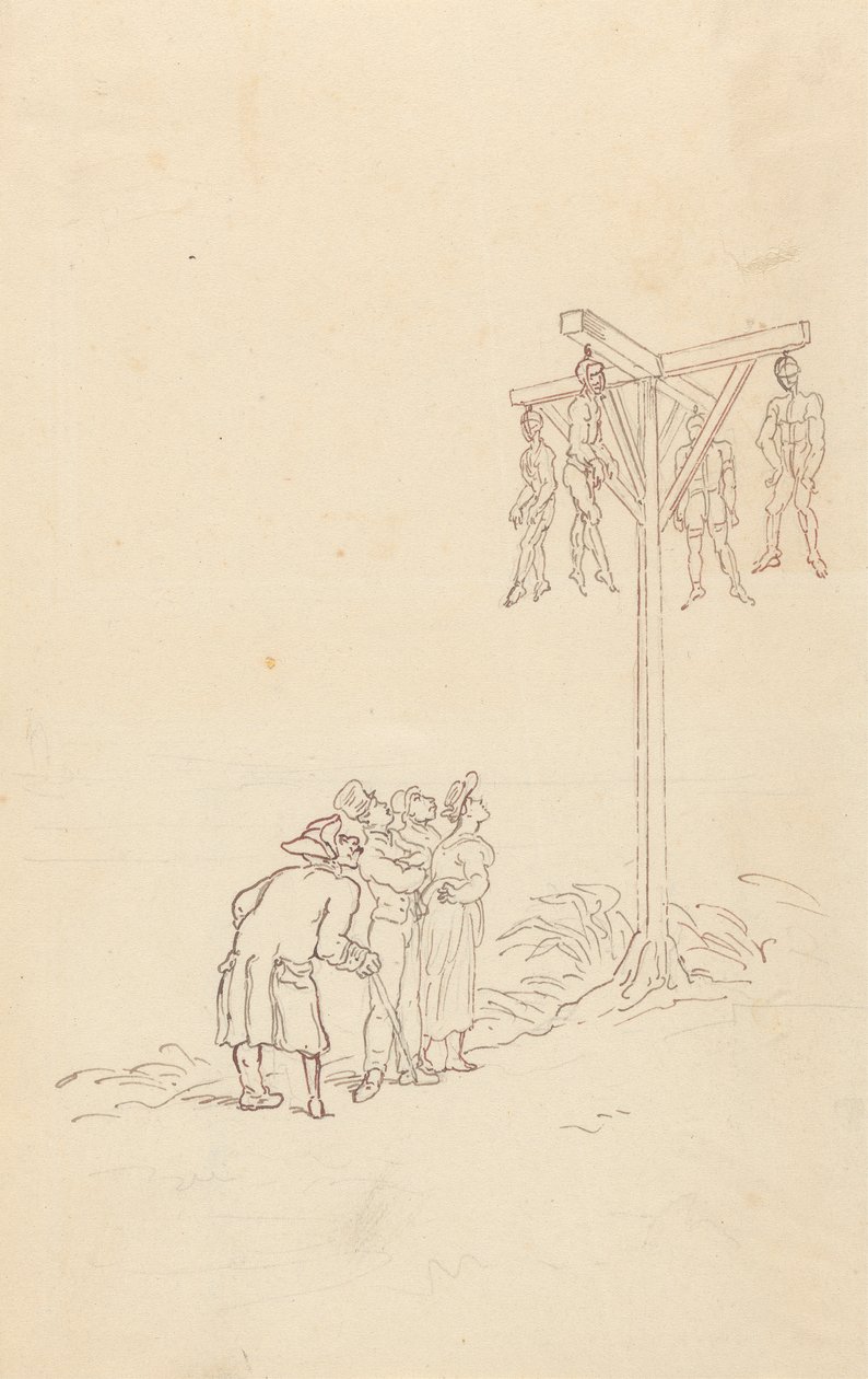 Albumin piirustus tekijältä Thomas Rowlandson