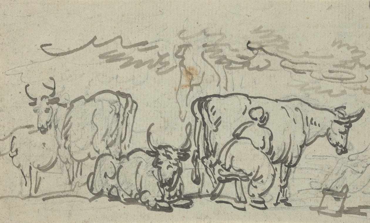 Albumin piirustus tekijältä Thomas Rowlandson