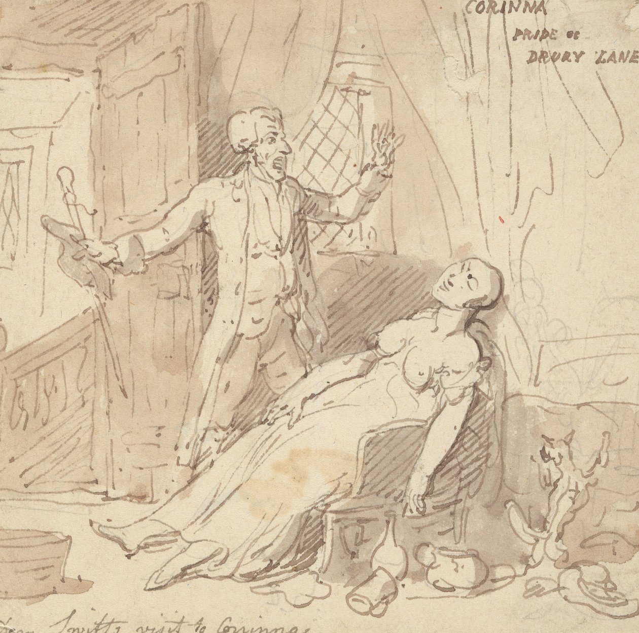 Albumin piirros tekijältä Thomas Rowlandson