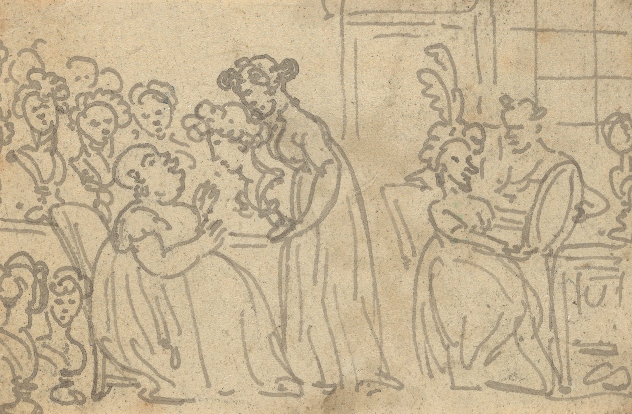 Albumin piirros tekijältä Thomas Rowlandson