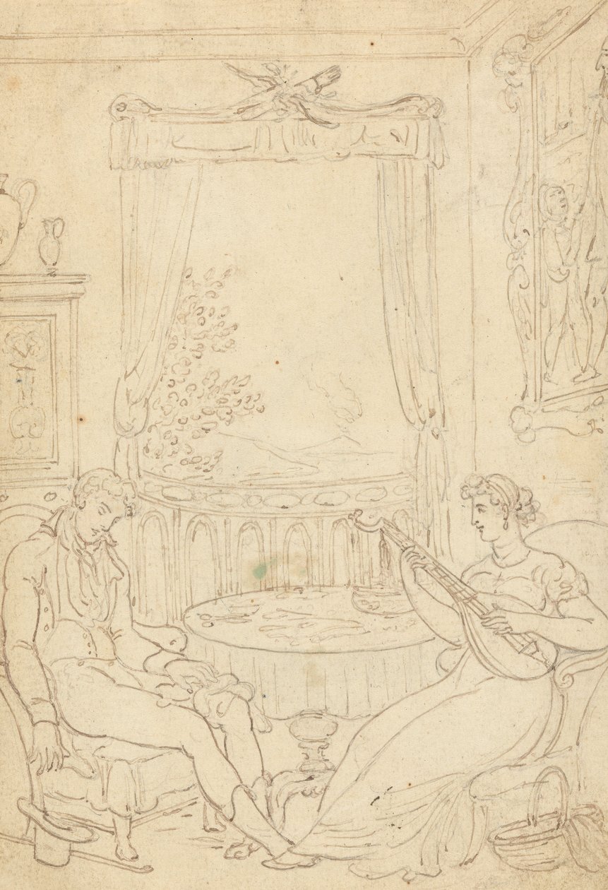 Albumin piirros tekijältä Thomas Rowlandson