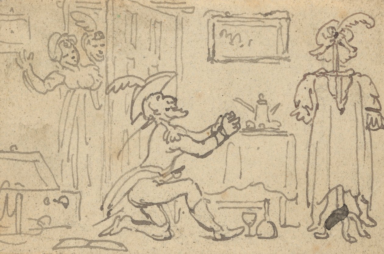 Albumin piirros tekijältä Thomas Rowlandson