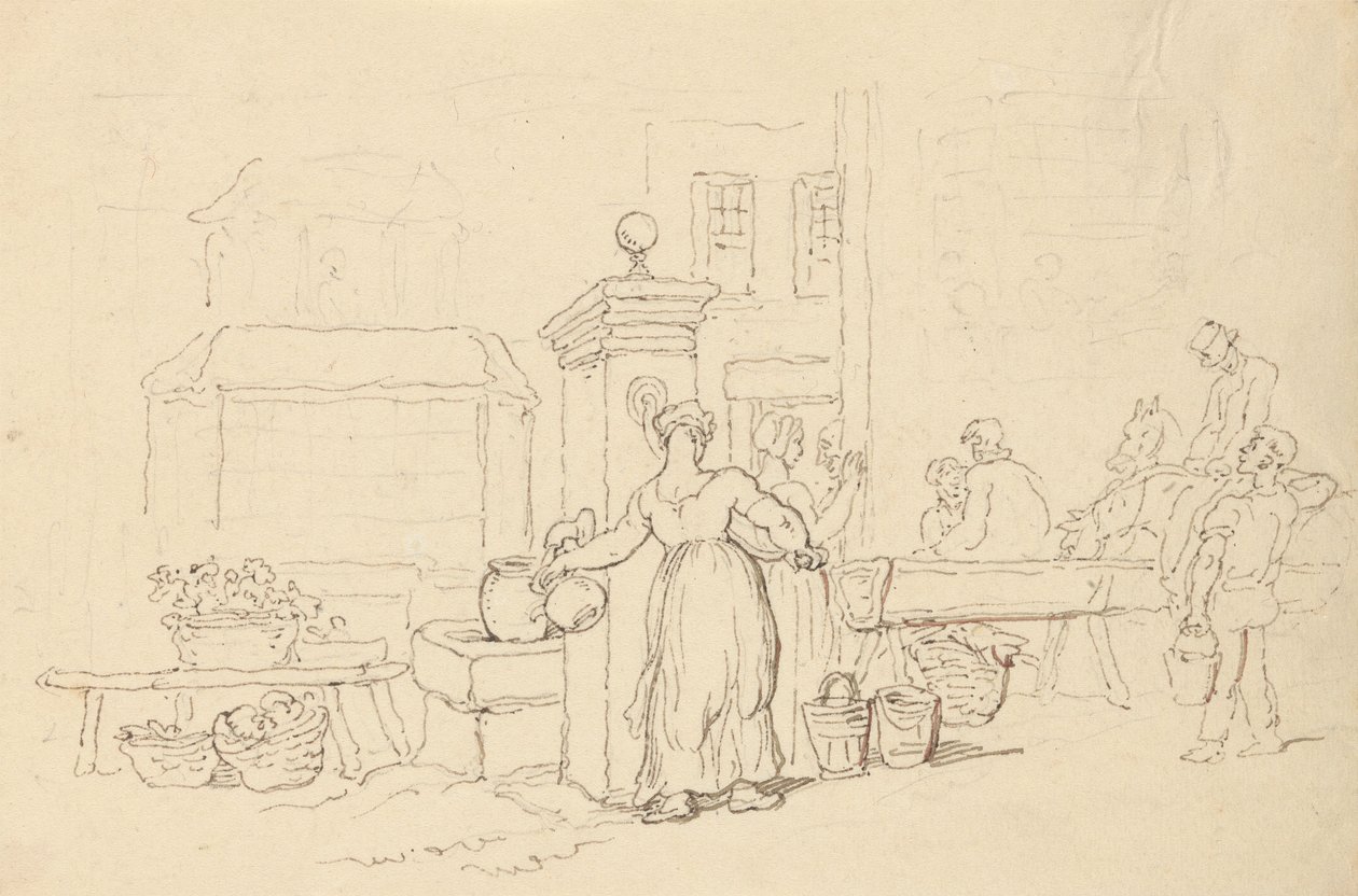 Albumin piirros tekijältä Thomas Rowlandson