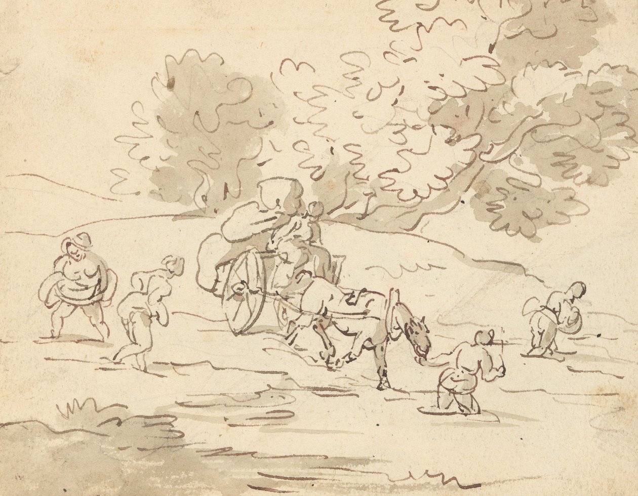 Albumin piirros tekijältä Thomas Rowlandson