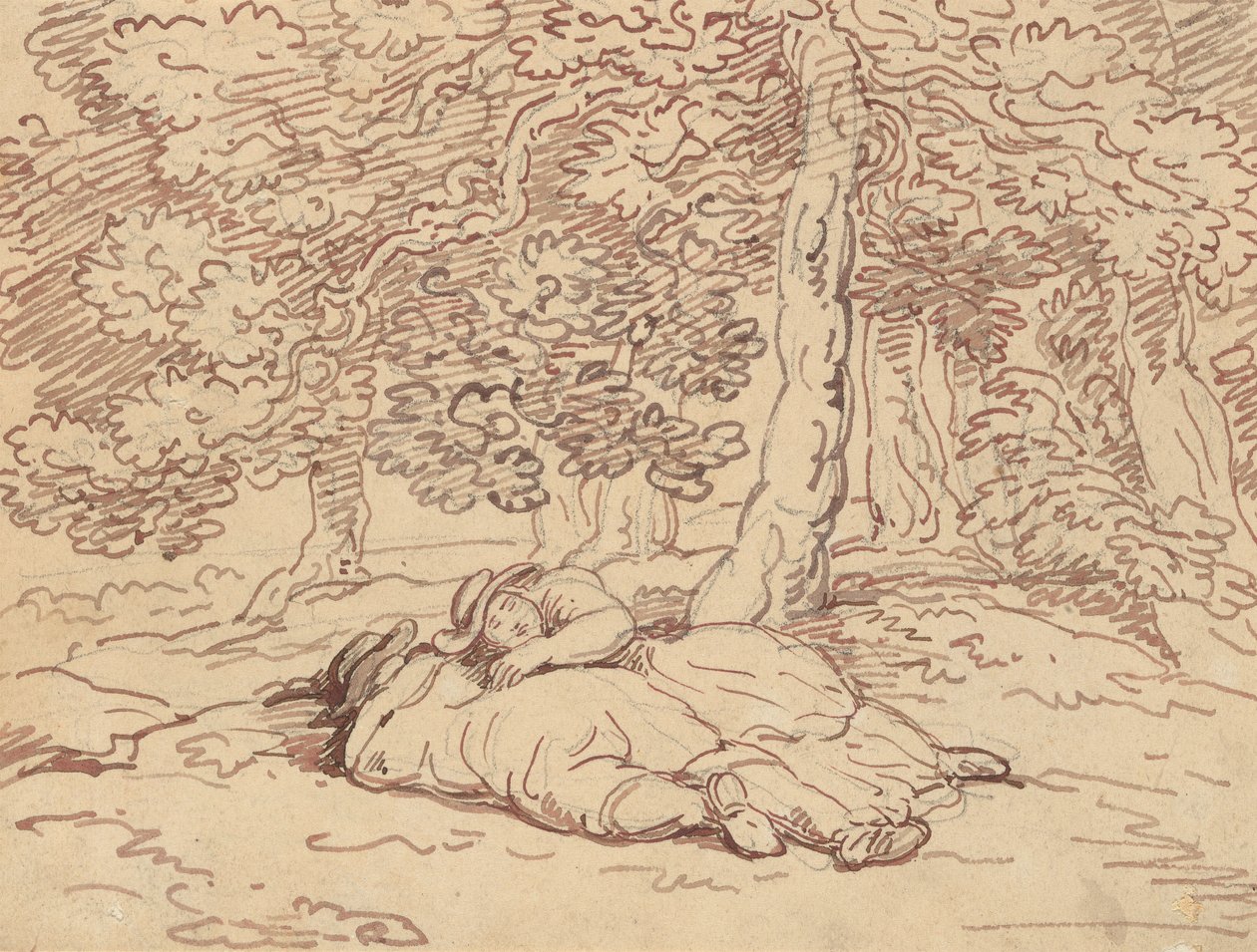 Albumin piirros tekijältä Thomas Rowlandson
