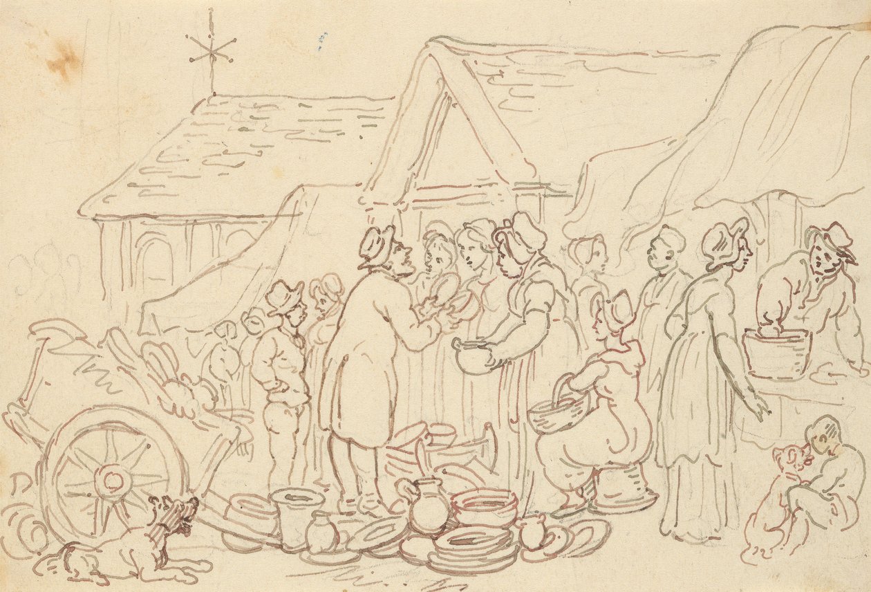 Albumin piirros tekijältä Thomas Rowlandson