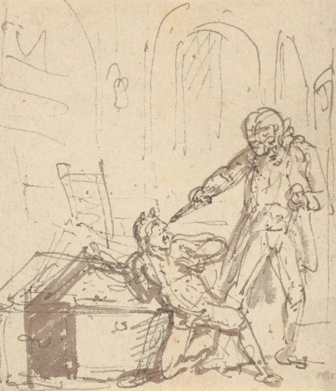 Albumin piirros tekijältä Thomas Rowlandson