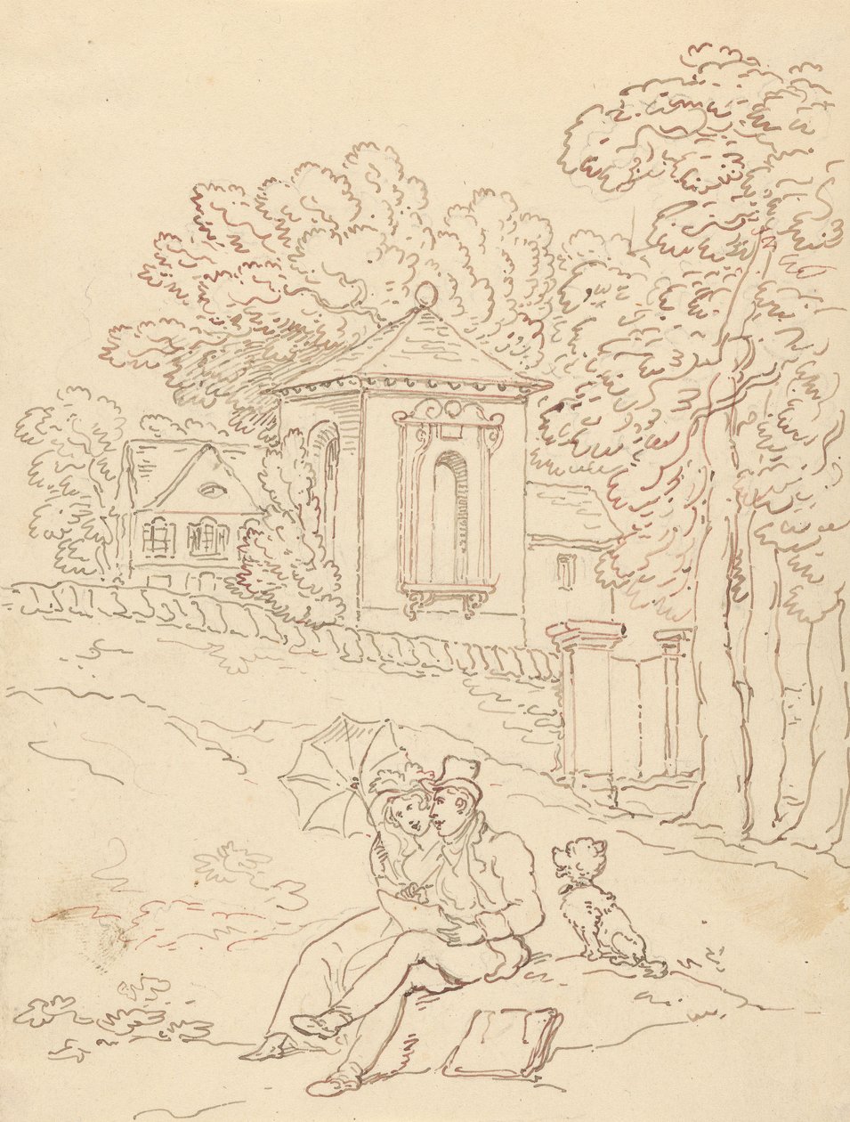 Albumin piirros tekijältä Thomas Rowlandson
