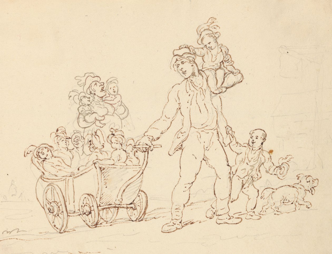 Albumin piirros tekijältä Thomas Rowlandson