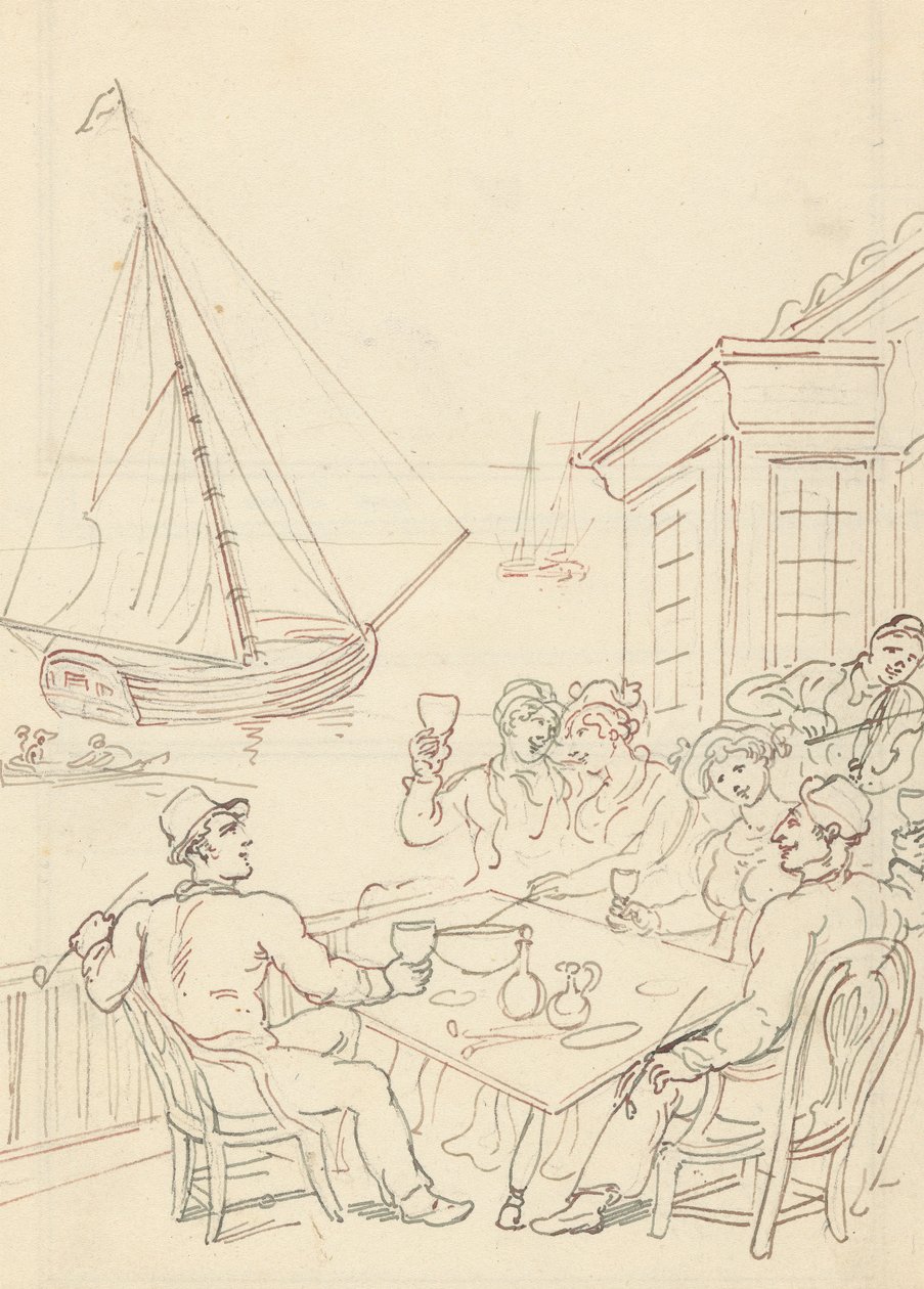 Albumin piirros tekijältä Thomas Rowlandson