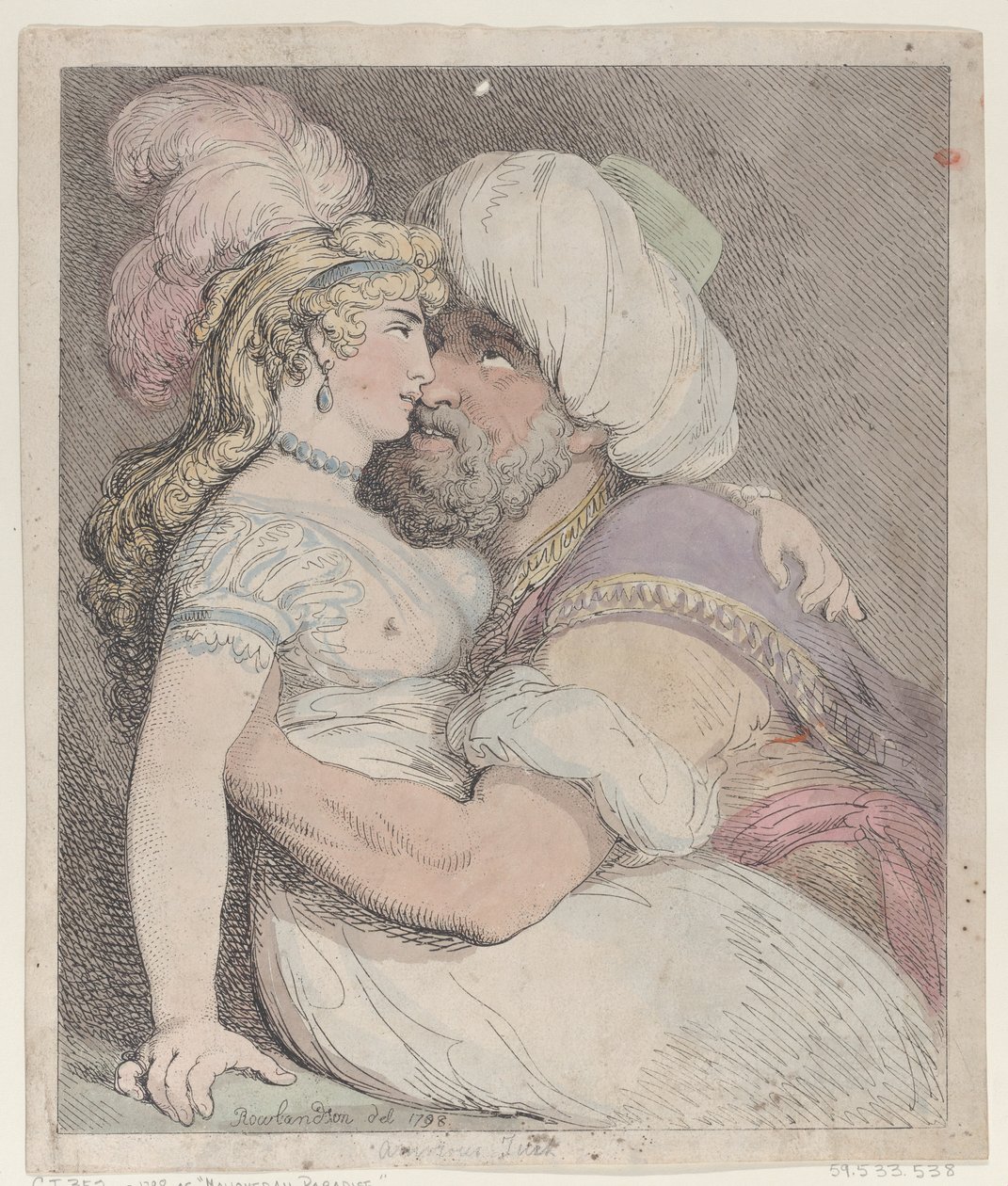 Rakastunut turkkilainen tekijältä Thomas Rowlandson