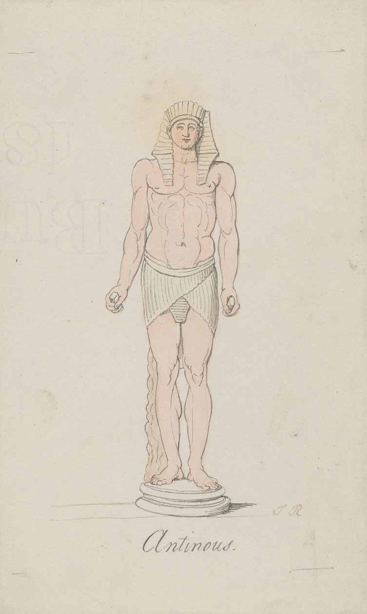 Antinous Osiriksena tekijältä Thomas Rowlandson