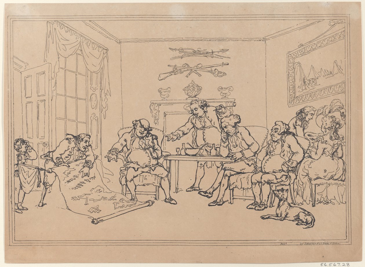 Armeija, 5. marraskuuta 1787, 5. marraskuuta 1787. tekijältä Thomas Rowlandson