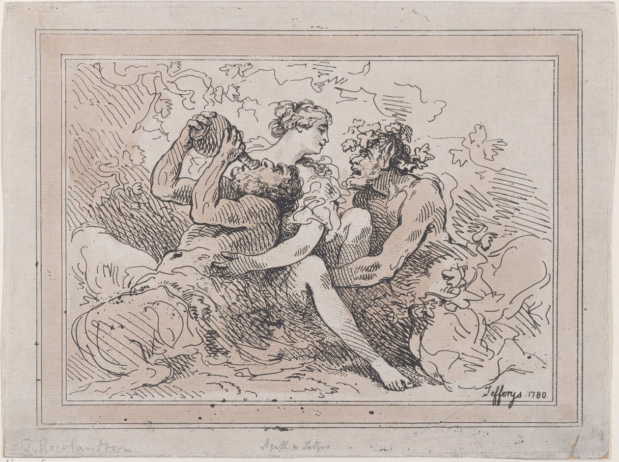 Bacchants, 1786, 1786. tekijältä Thomas Rowlandson