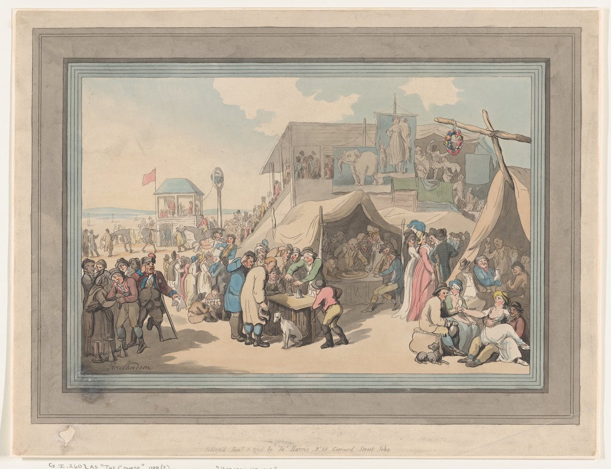 Between Heats [The Course], 1. tammikuuta 1798., 1. tammikuuta 1798. tekijältä Thomas Rowlandson