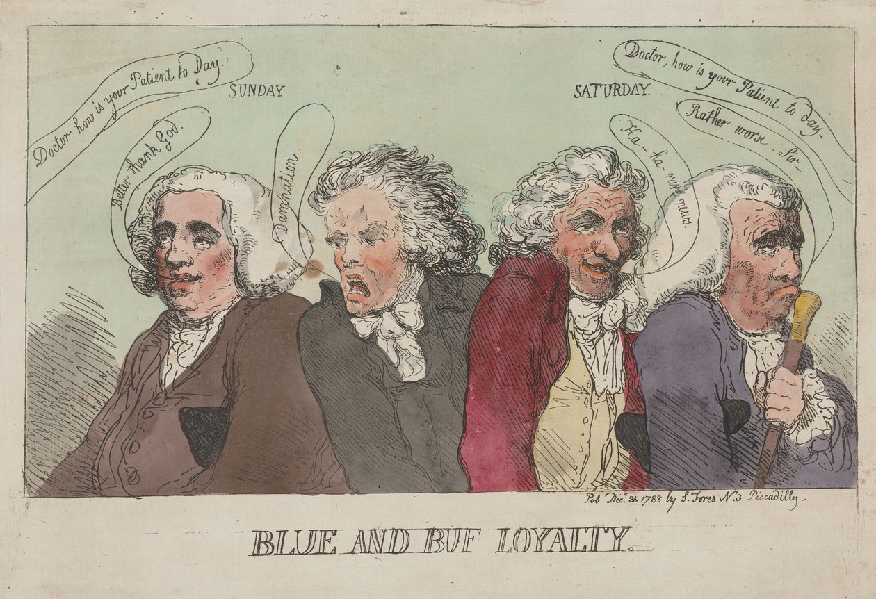 Blue ja Buf – kanta-asiakasohjelma tekijältä Thomas Rowlandson