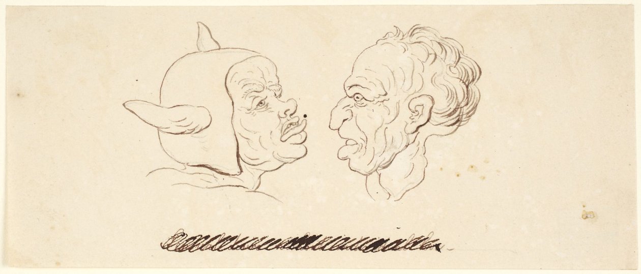 Karikatyyrit: Aistillinen halu tekijältä Thomas Rowlandson