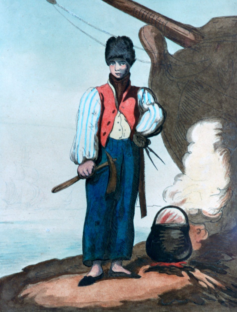 Puuseppä, 1799 tekijältä Thomas Rowlandson