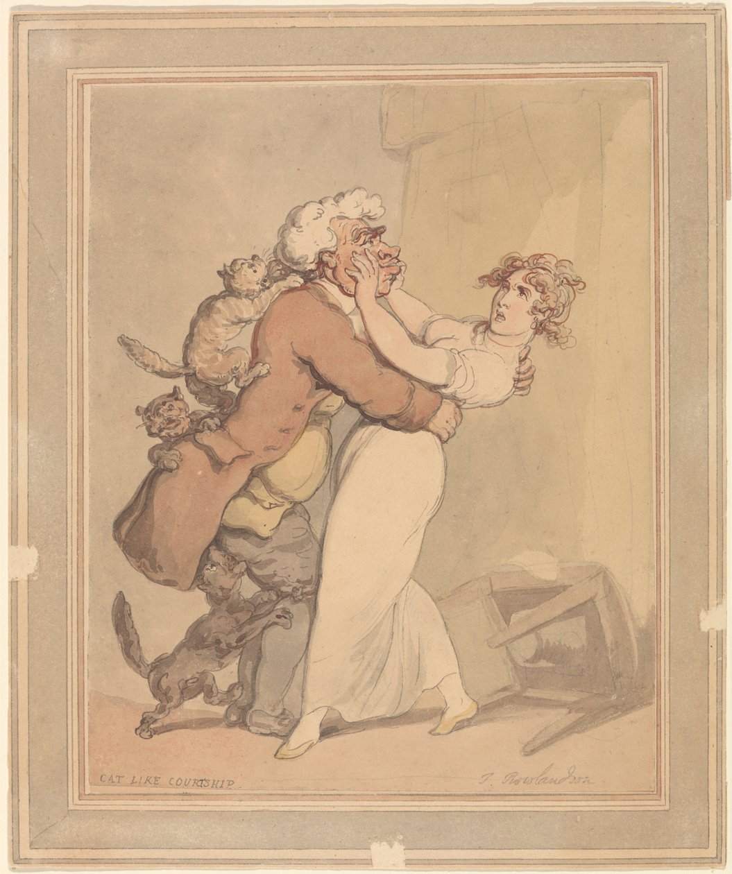 Kissa kuin seurustelu tekijältä Thomas Rowlandson