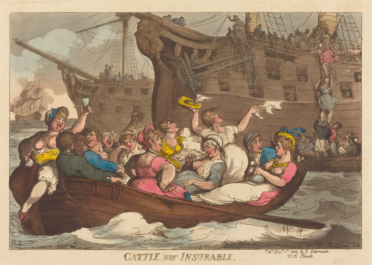 Nauta ei ole vakuutettu tekijältä Thomas Rowlandson