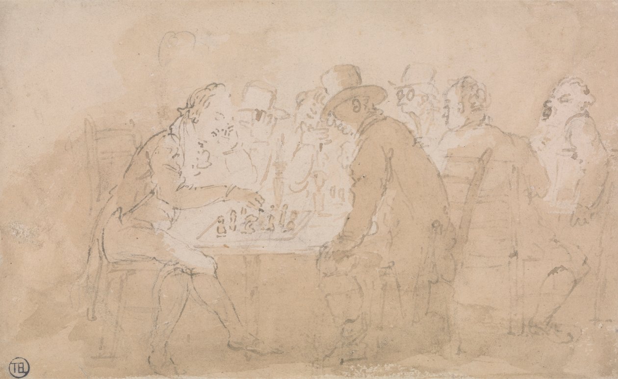 Shakin pelaajat tekijältä Thomas Rowlandson
