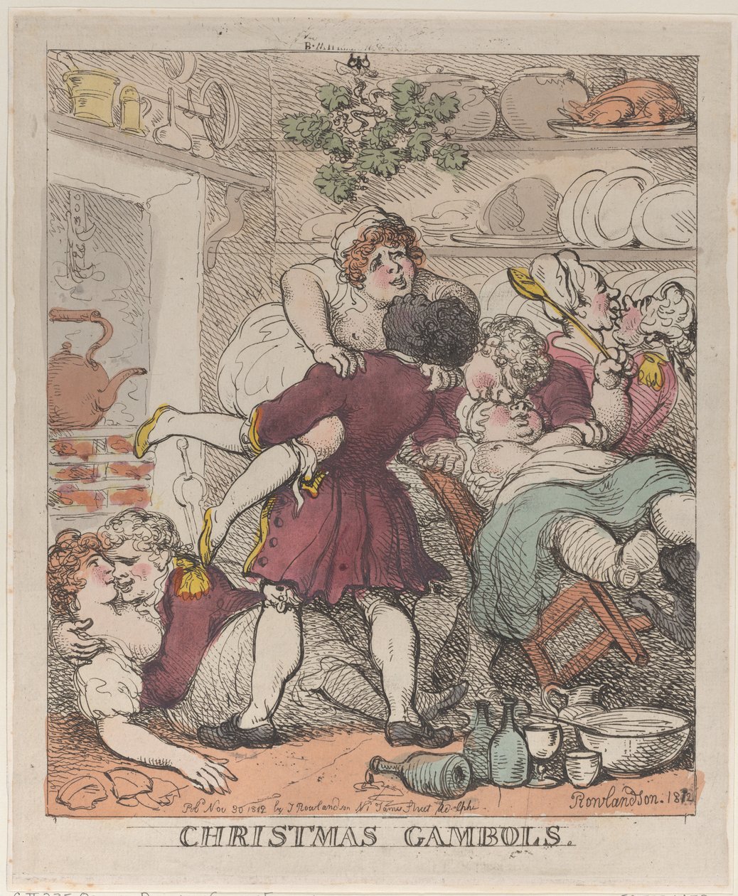 Christmas Gambols, 30. marraskuuta 1812, 30. marraskuuta 1812. tekijältä Thomas Rowlandson