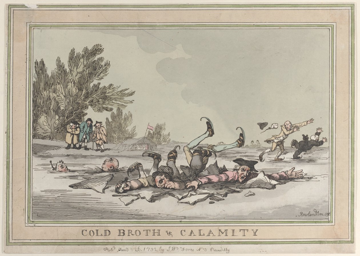 Cold Broth & Calamity, 26. tammikuuta 1792, 26. tammikuuta 1792. tekijältä Thomas Rowlandson