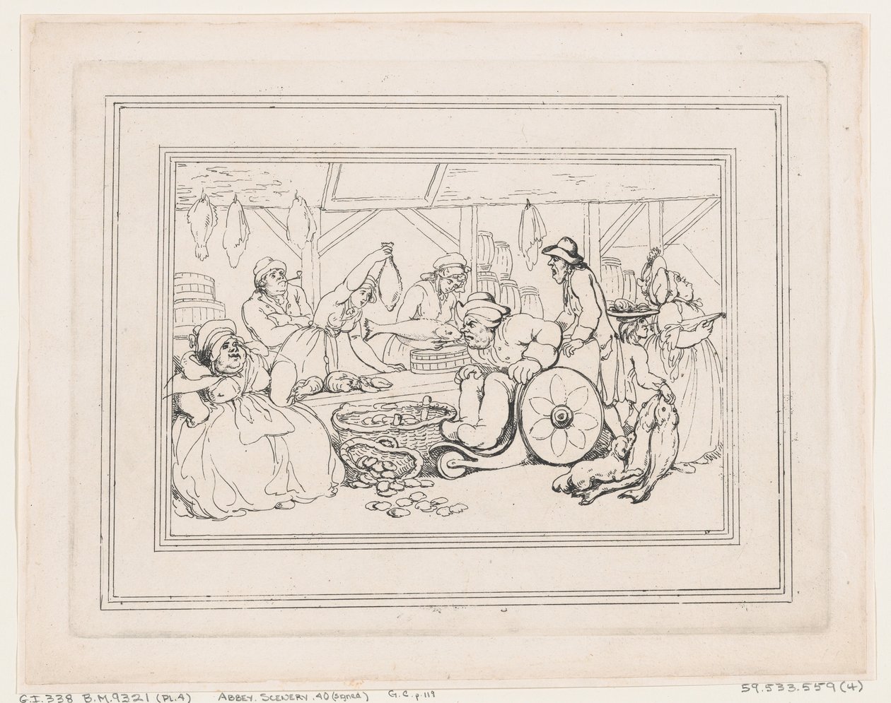 Kylpyhuoneen mukavuudet, kuva 4 tekijältä Thomas Rowlandson