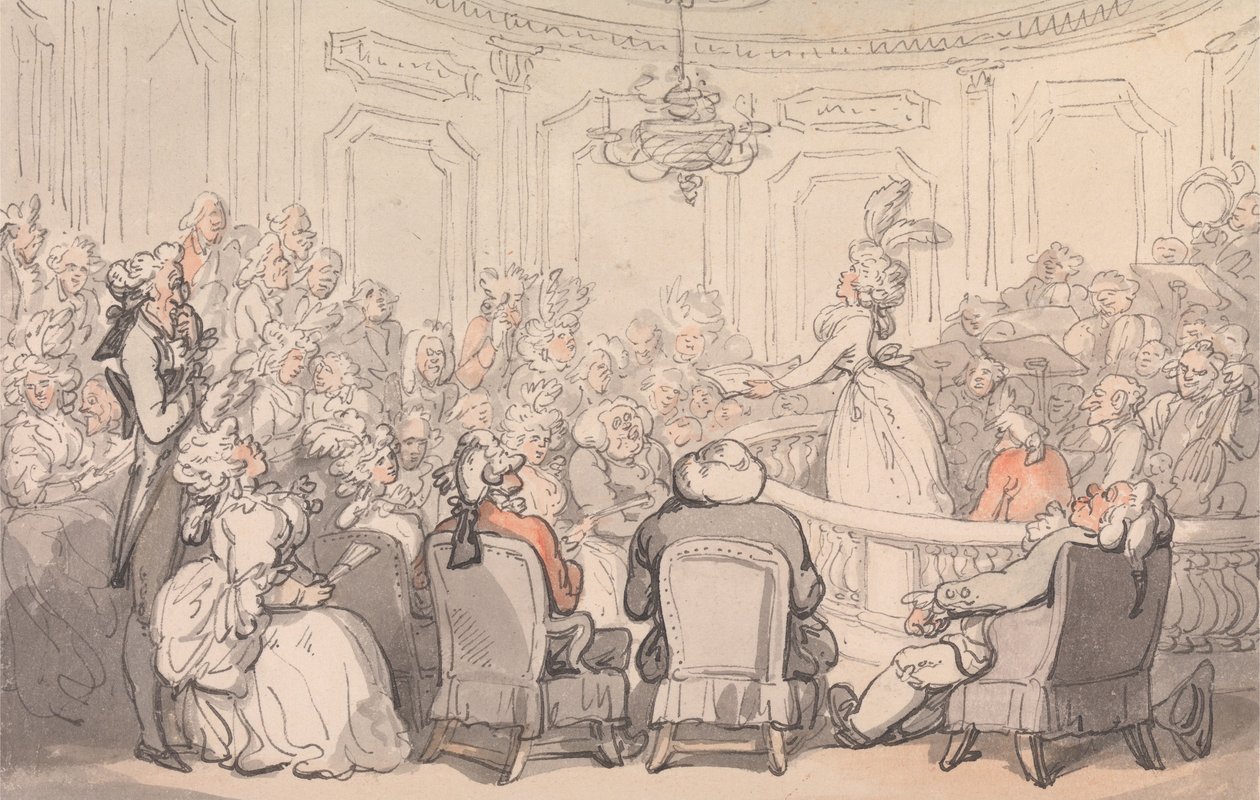 Comforts of Bath: Konsertti tekijältä Thomas Rowlandson