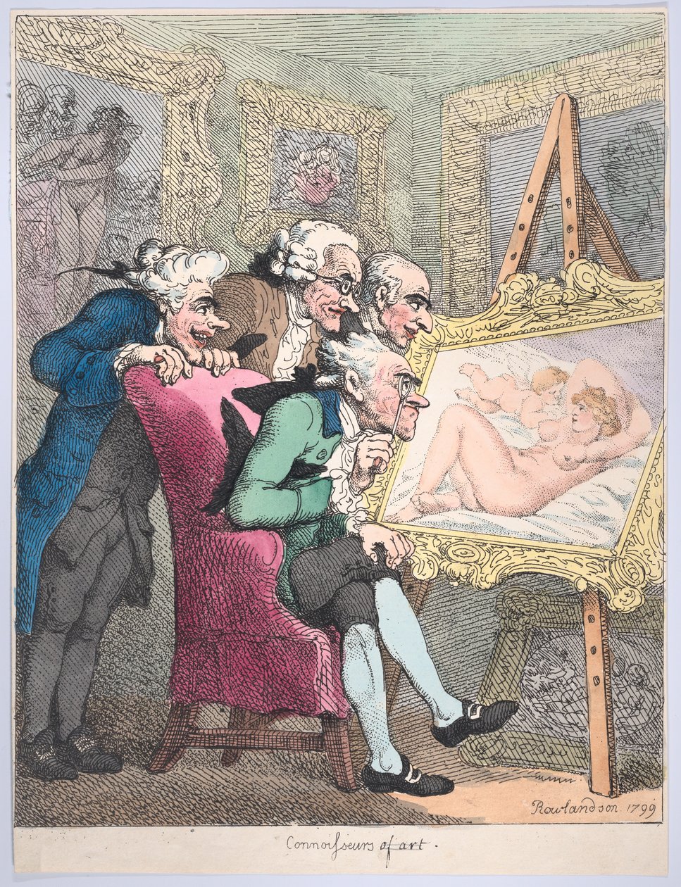 Connoisseurs, 20. kesäkuuta 1799, 20. kesäkuuta 1799. tekijältä Thomas Rowlandson