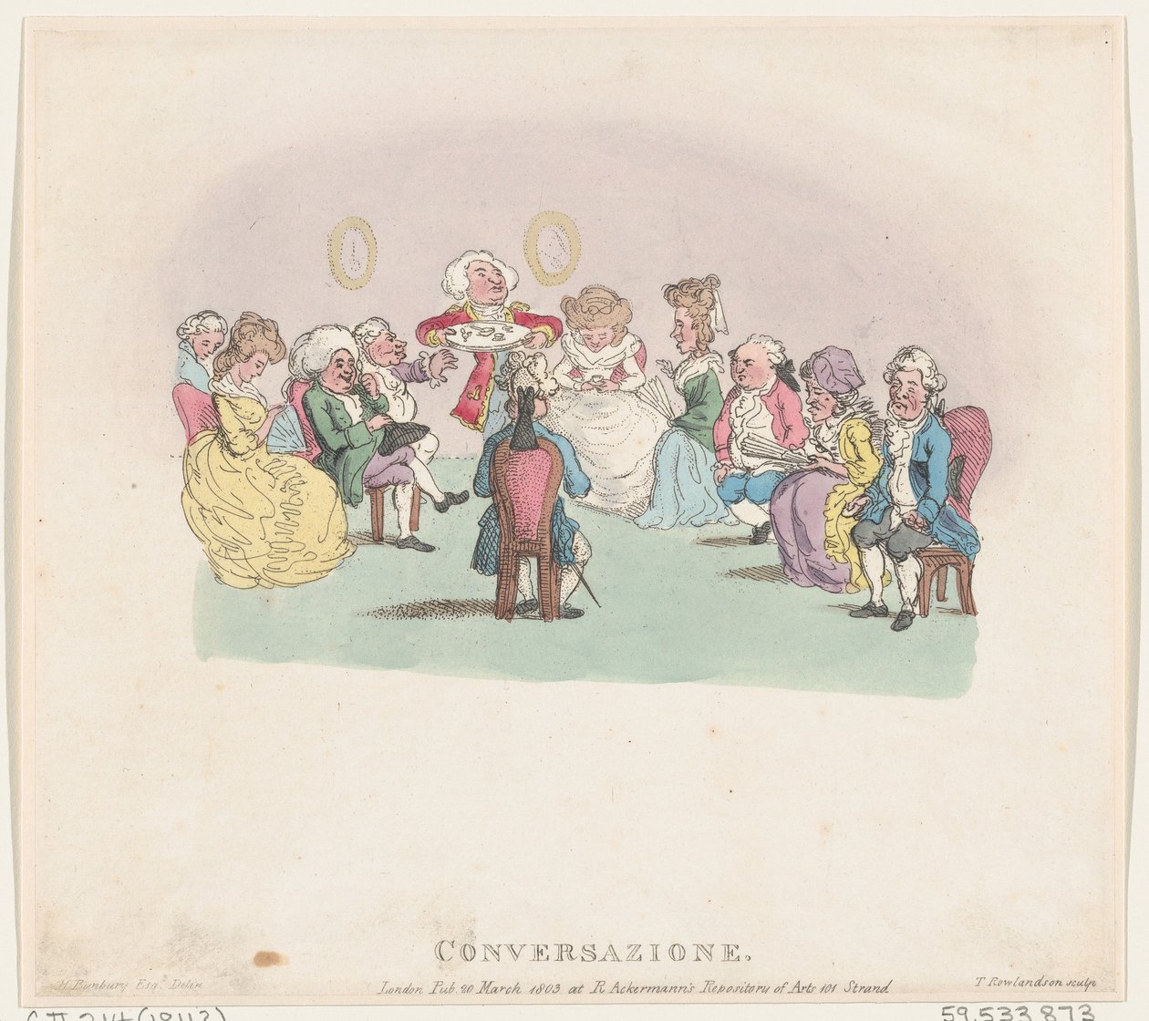 Keskustelu, 20. maaliskuuta 1803, 20. maaliskuuta 1803. tekijältä Thomas Rowlandson