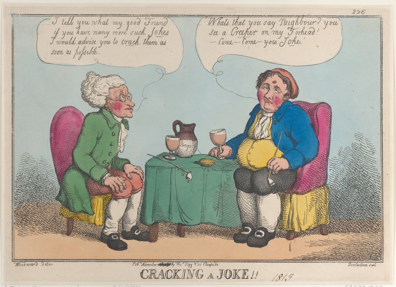 Vitsi keksi!!, 1813., 1813. tekijältä Thomas Rowlandson