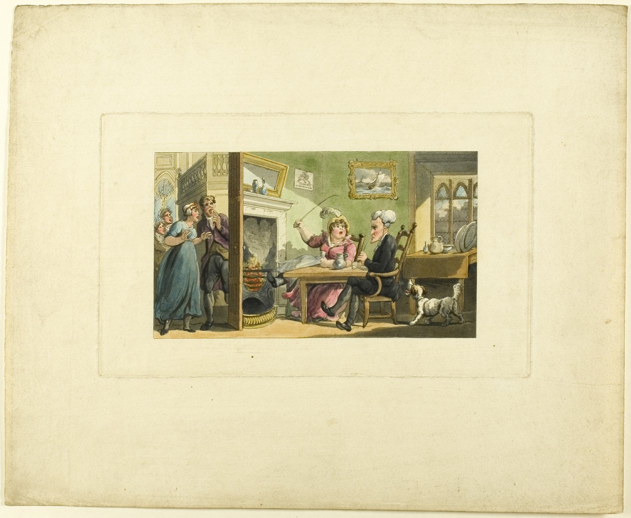 Tohtorin syntaksi palasi kiertueelta, The Tour of Doctor Syntaxista tekijältä Thomas Rowlandson