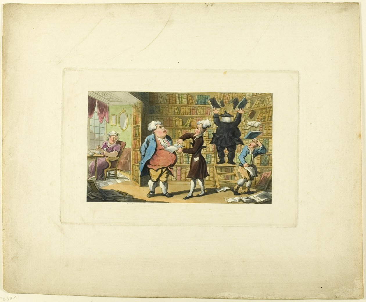 Doctor Syntax and the Book Selr, The Tour of Doctor Syntax tekijältä Thomas Rowlandson