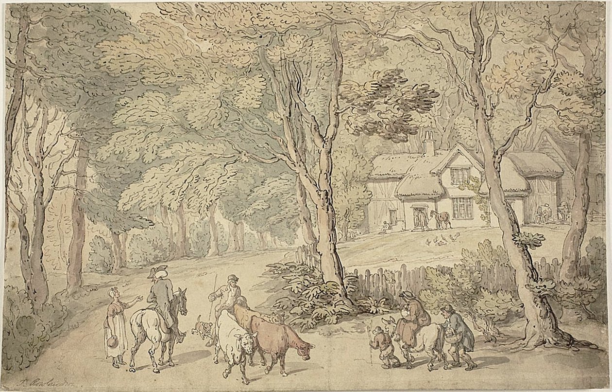 Tohtori syntaksi tiellä tekijältä Thomas Rowlandson