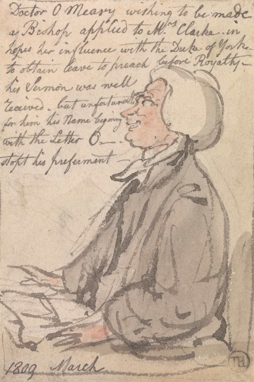 Tohtori O’Mearan saarna tekijältä Thomas Rowlandson