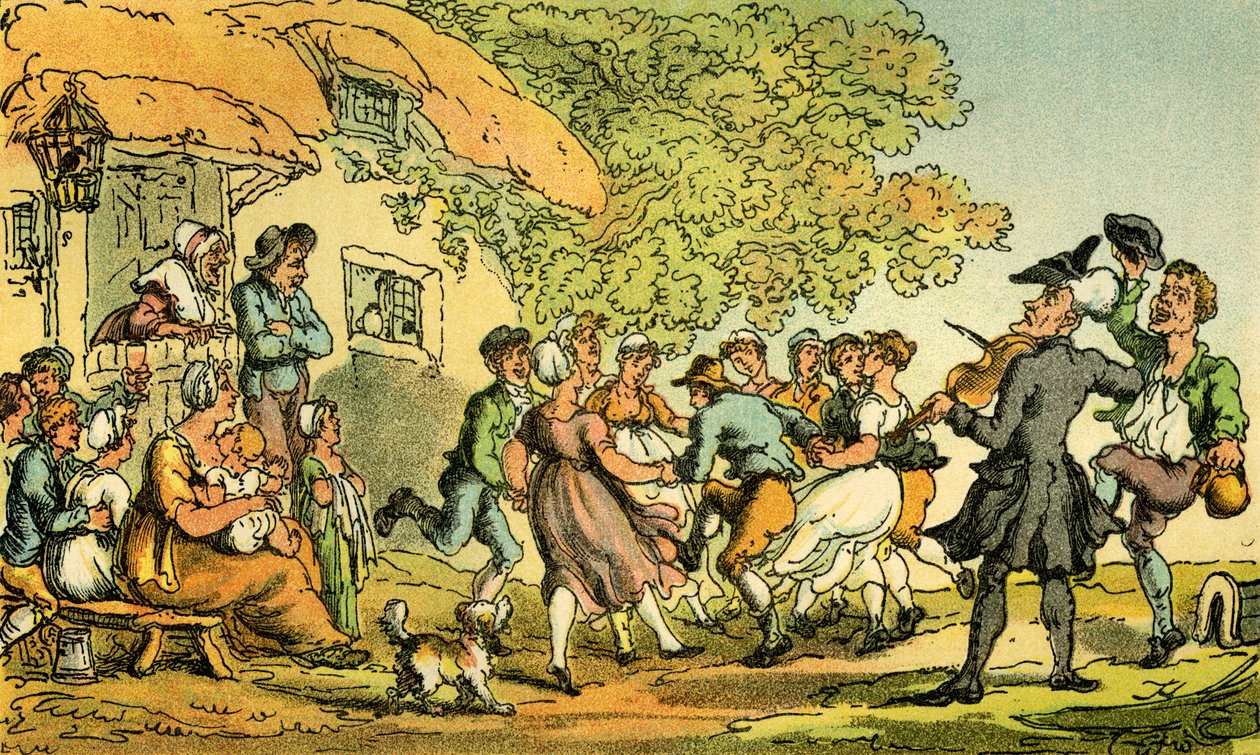 "Dr Syntax - maaseutuurheilu" tekijältä Thomas Rowlandson