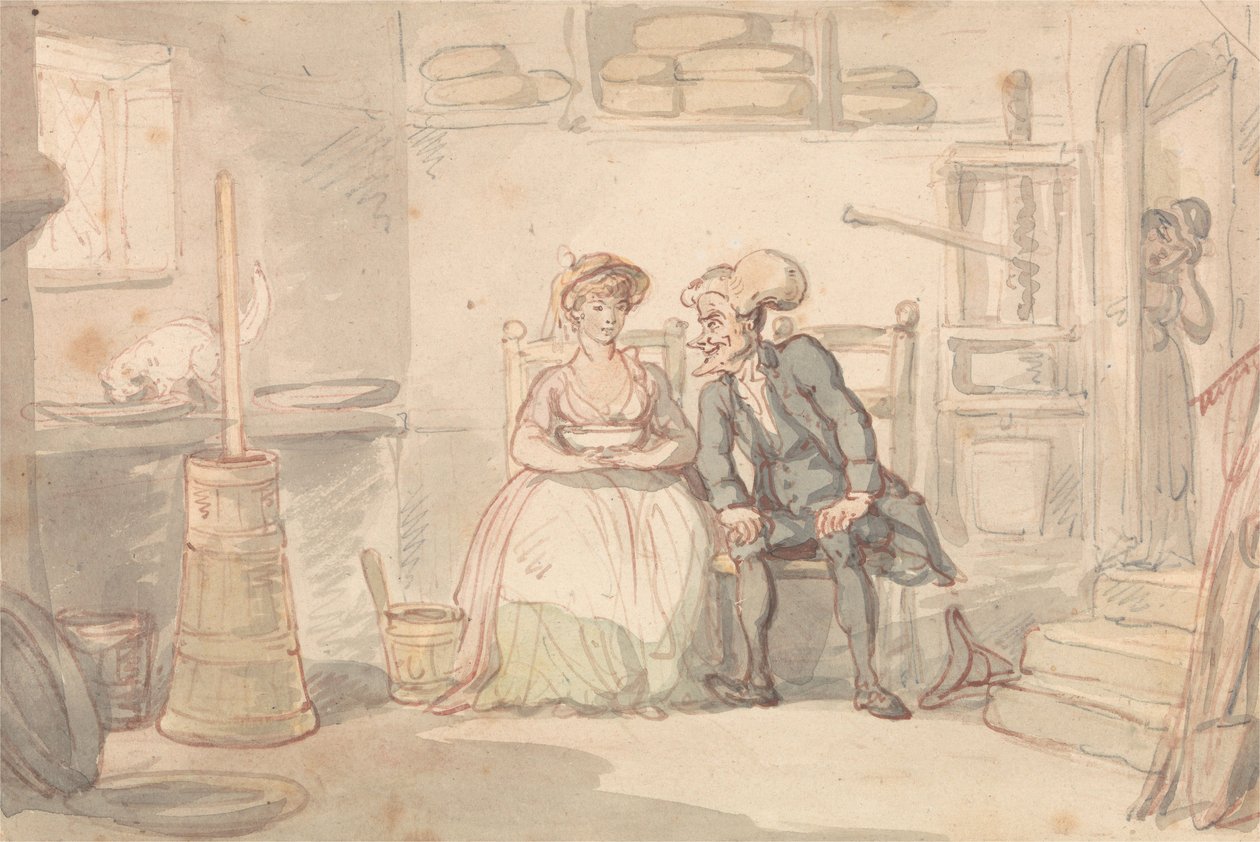 Dr Syntax  Dairymaid tekijältä Thomas Rowlandson