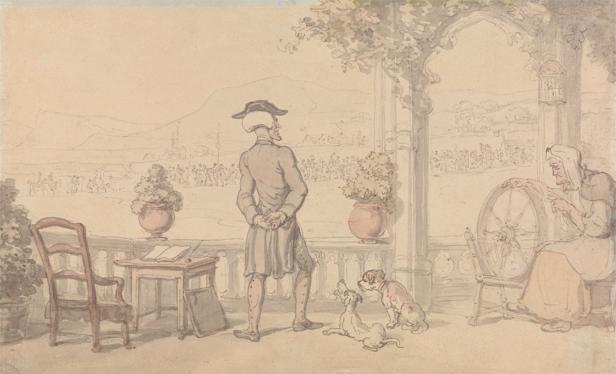 Tohtori Syntaxin monologi tekijältä Thomas Rowlandson
