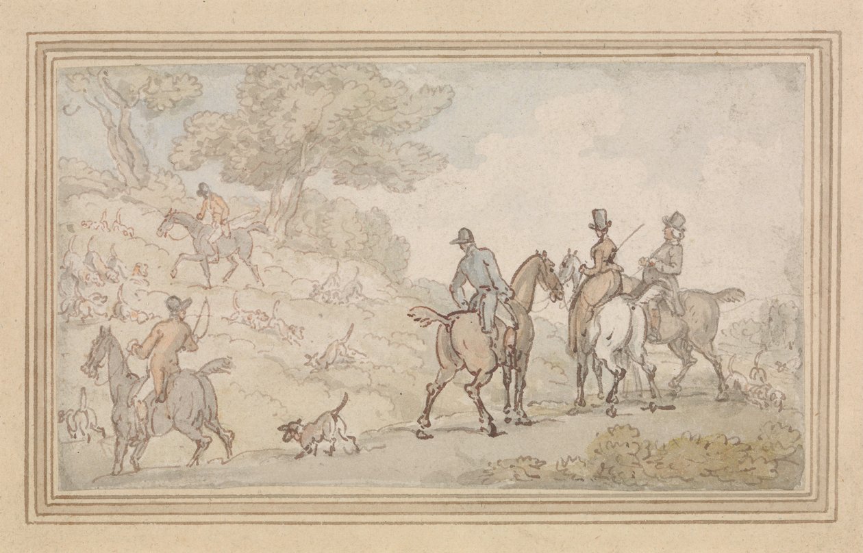 Kannen piirros tekijältä Thomas Rowlandson