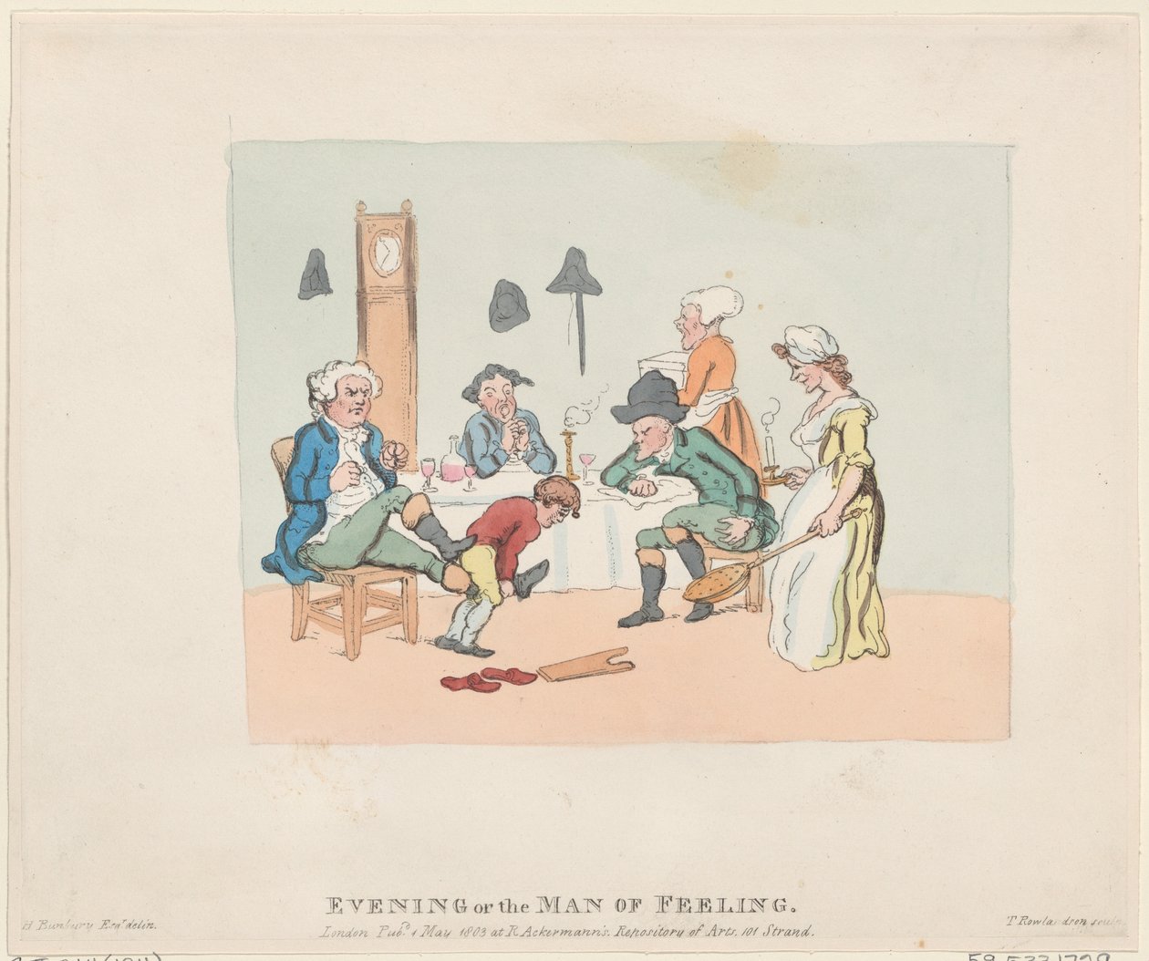 Ilta, tai tunteiden mies, 1. toukokuuta 1803, 1. toukokuuta 1803. tekijältä Thomas Rowlandson