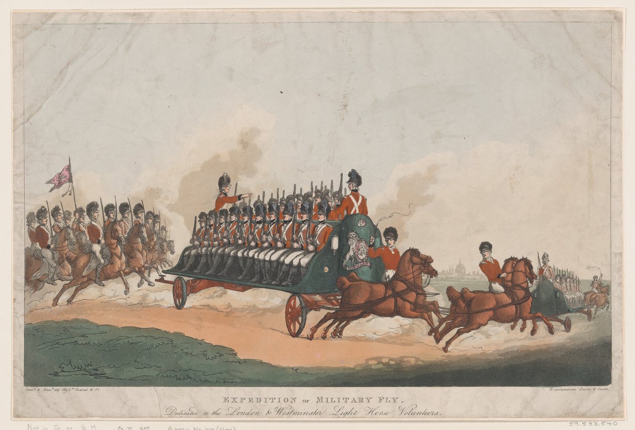 Expedition tai Military Fly, 16. toukokuuta 1798., 16. toukokuuta 1798. tekijältä Thomas Rowlandson