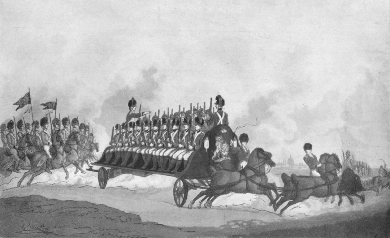 Expedition or Military Fly, c1780-1820, 1909 tekijältä Thomas Rowlandson