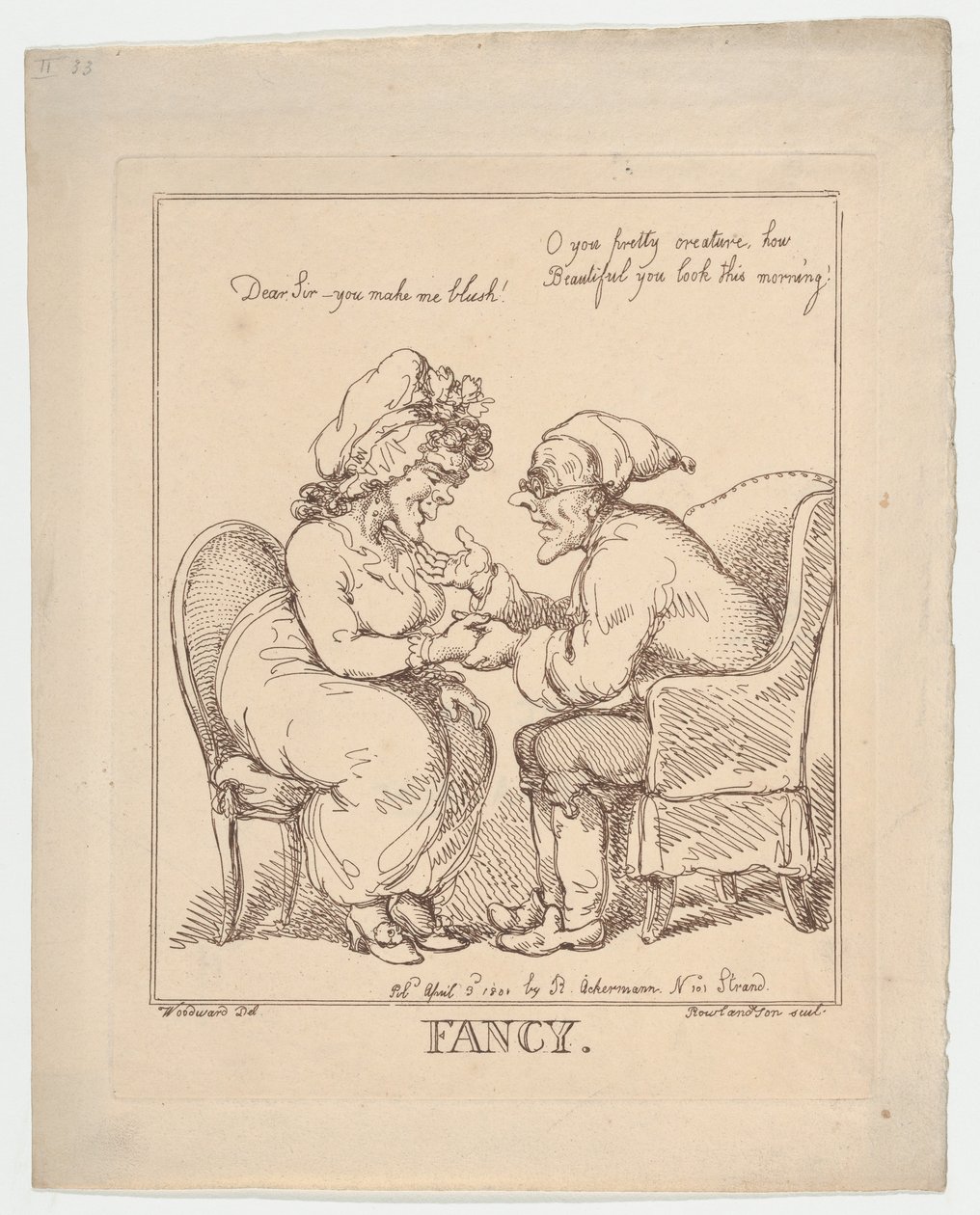 Fancy, 20. heinäkuuta 1801, 20. heinäkuuta 1801. tekijältä Thomas Rowlandson
