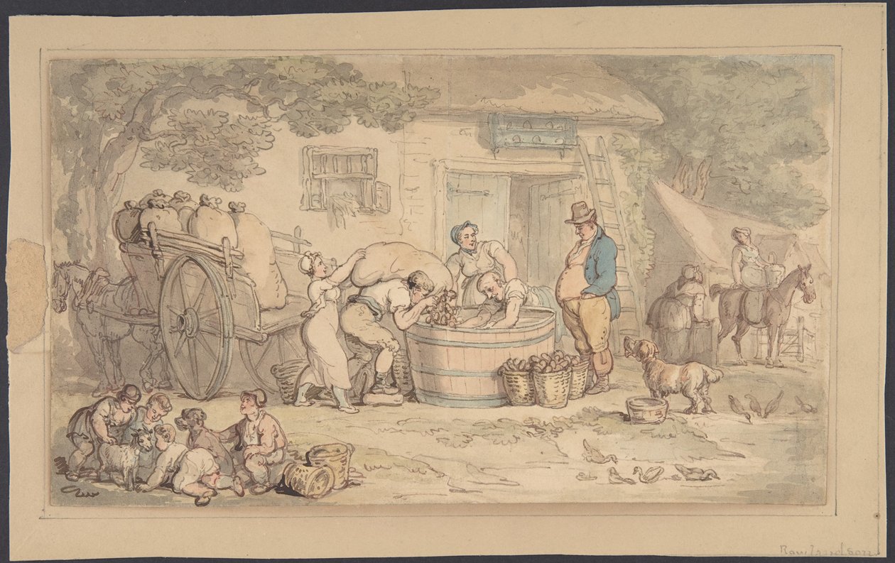 Maatalouskohtaus tekijältä Thomas Rowlandson